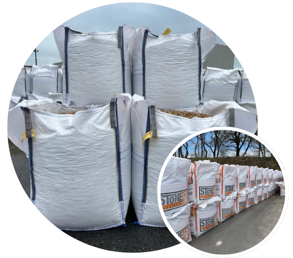 Builders Bags being used